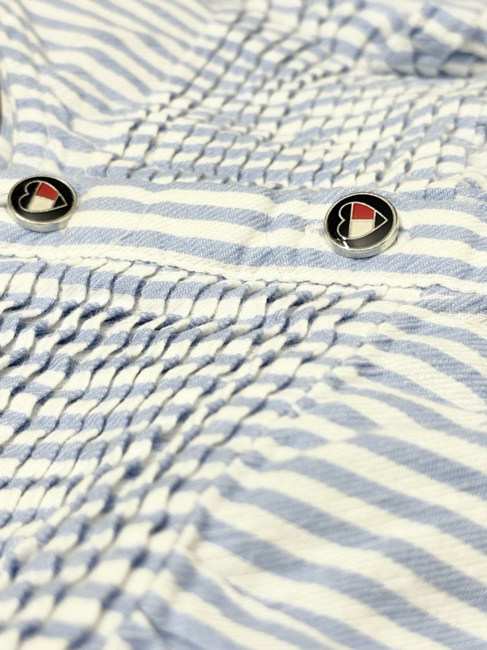 2 for 18$ - Tommy Hilfiger 4-5T Striped Tank Top - Button Front Summer Cute - Picture 5 of 7
